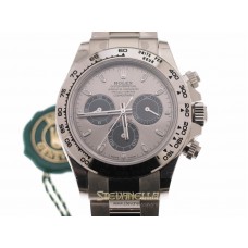 Rolex Daytona Silver ref. 116509-0072 Oyster oro bianco 18kt nuovo